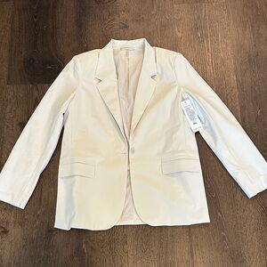 RHONE Women's Cream Commuter Boyfriend Blazer